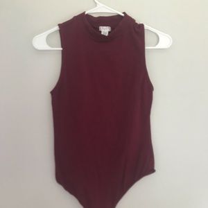 Maroon one piece